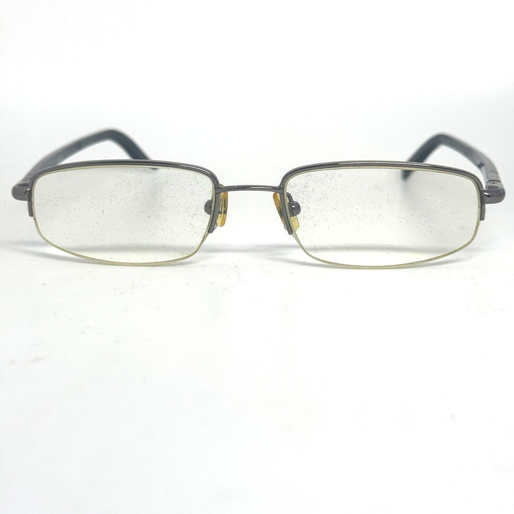Nautica N7180 Eyeglasses Frames Black Half Rim‎ 50-18-140 H15672
